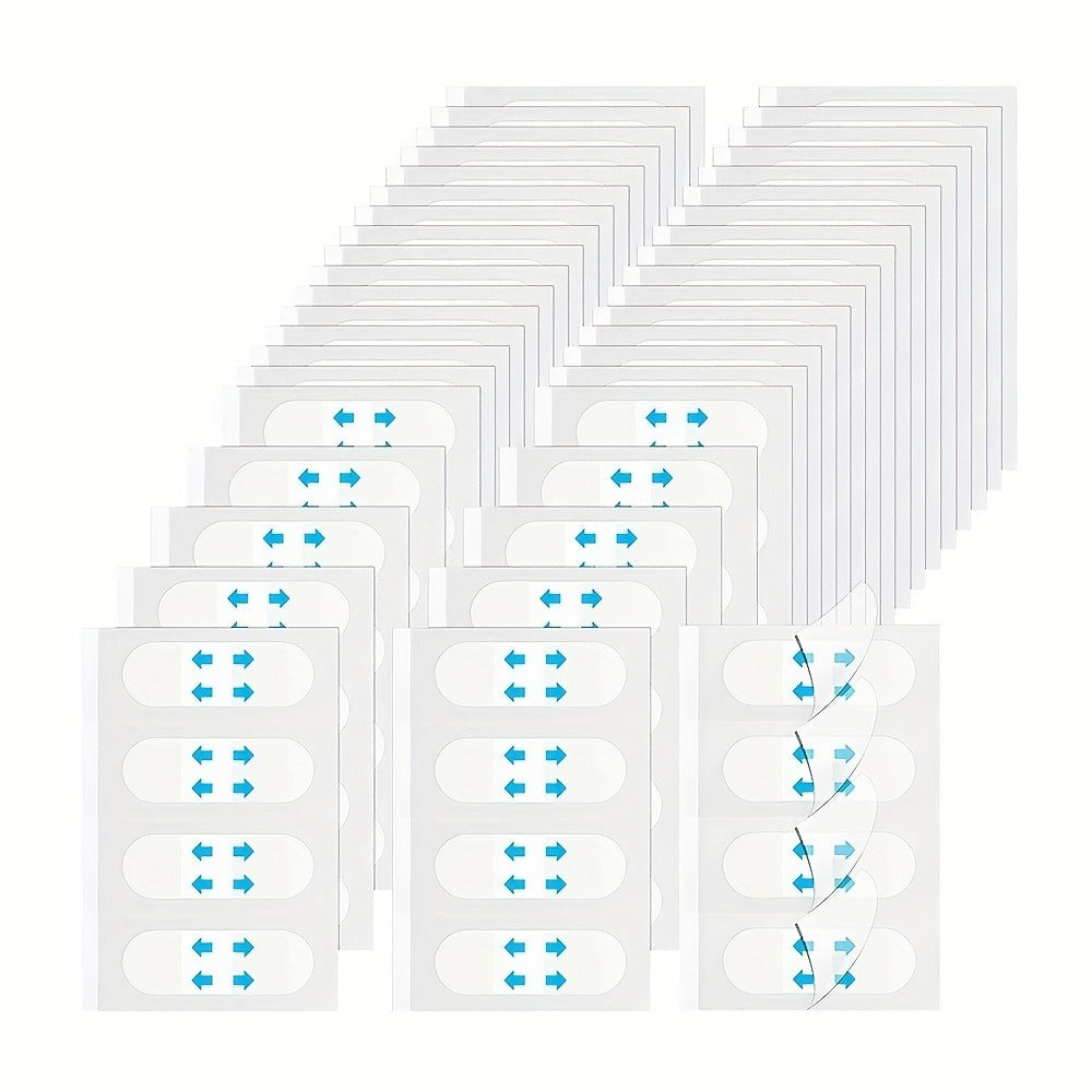 99pcs Invisible Facial Tape - Face Lift Suitable for Neck, Jawline, Under-Eye & Double Chin Wrinkle - Adjustable Elasticity for Skin, Temporary Non- Skin Tightening