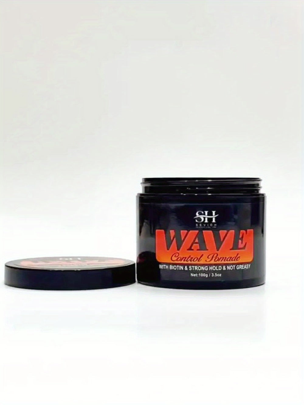 360 Wave Pomade for Men — Strong Hold Hair Styling with Silky Shine & Layered Wave Control, Glycerin Formula, 4-Piece or 5-Piece Set with Silky Durag & Wave Brush, 100g