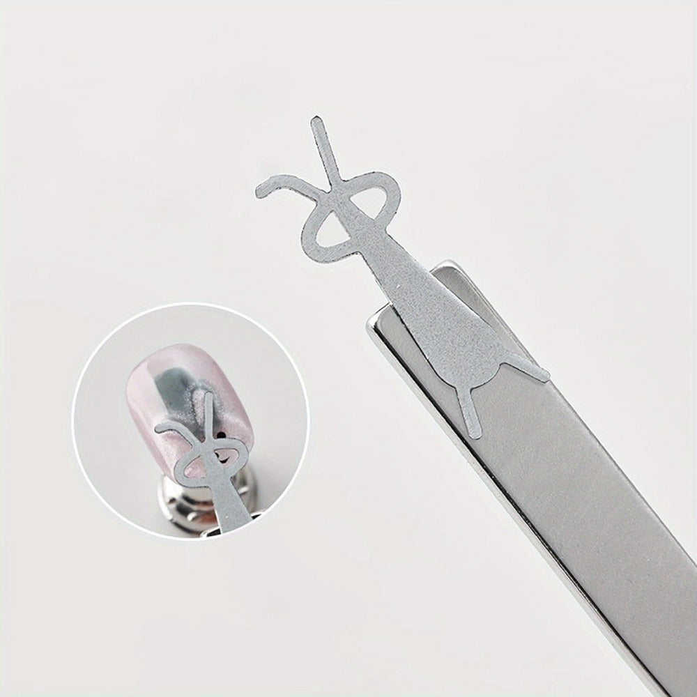 11pcs Cat Eye Magnet for Nails - Heart, Bunny, 3in 1 Nail Magnet Design Heart Gel Nail Polish Magnet Stick Strong Magnetic Nail Polish Tools for Nail Art Salon, Home
