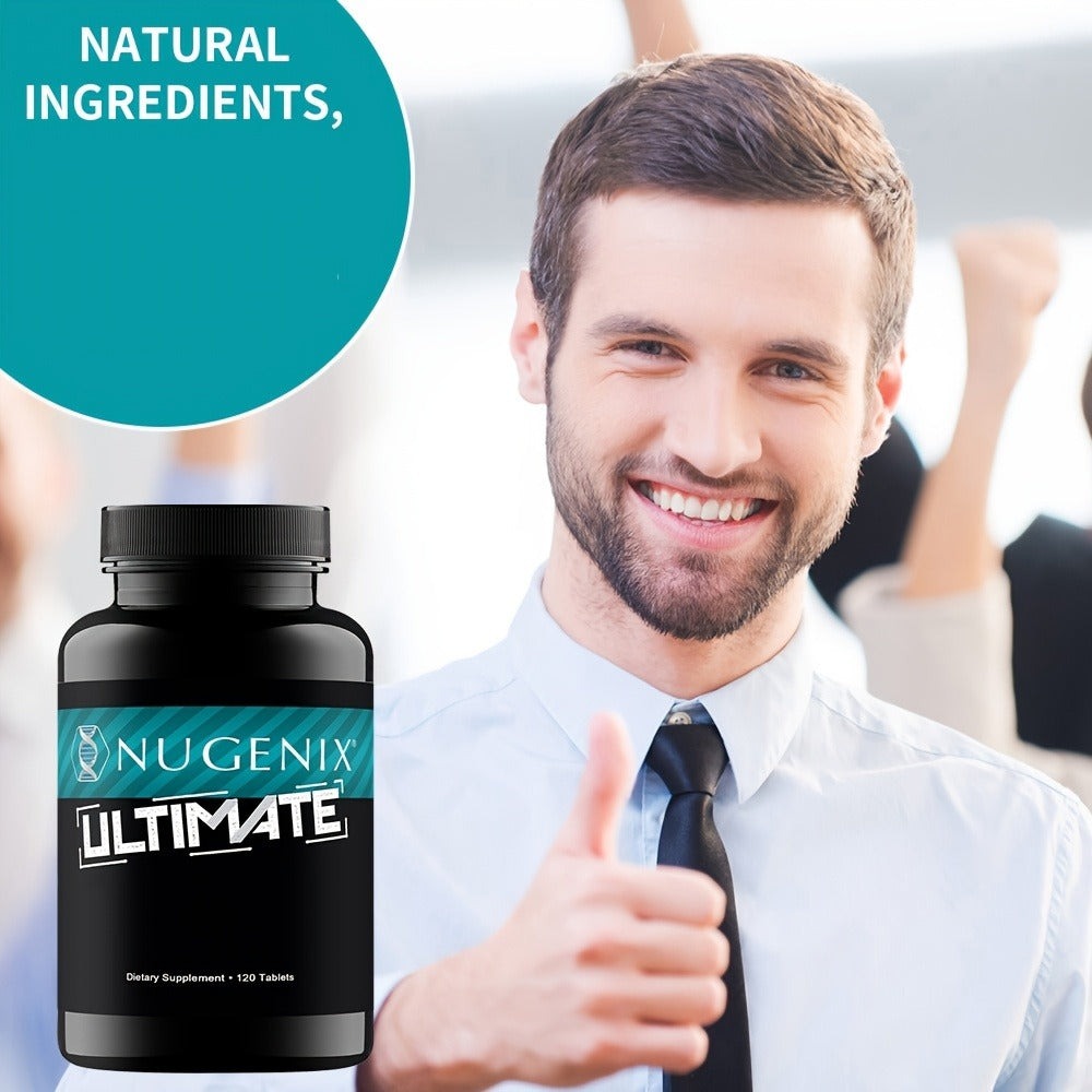 Nugenix Ultimate Supplement, Supports Vitality, Suitable For Men, 120 Capsules
