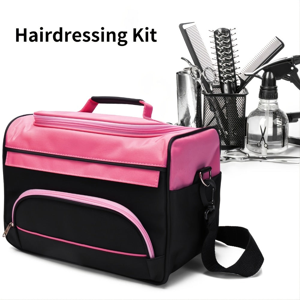 Cosmetics Beauty Hairdressing Styling Bag Multi-functional Hair Makeup Salon Hairdresser Toiletry Organizer Tool Case With Strap