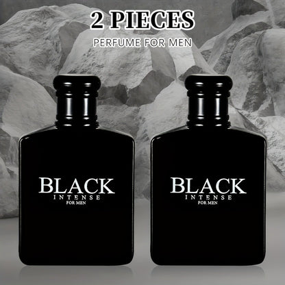 Men's Cologne Eau De Toilette Spray 3.4 fl oz 2 Pack - Long Lasting Fragrance Gift Set with Sage Absinthe Lemon Notes - Perfect for Dating Parties Valentines Day Anniversary