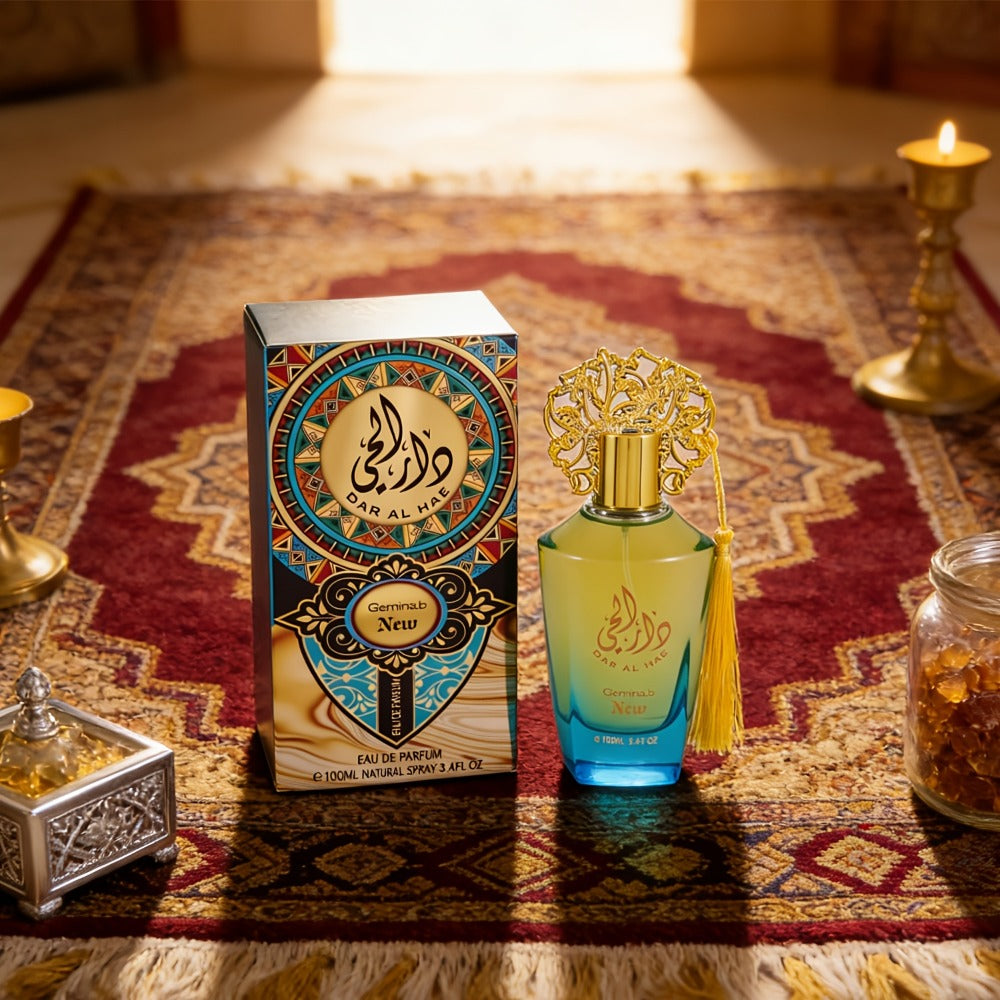 Arabic Perfume Unisex 100ml - Middle Eastern Eau de Cologne Spray with Luxurious Tassel Design | Long Lasting Oriental Fragrance for Women & Men Daily Wear Parties Gift 3.4oz