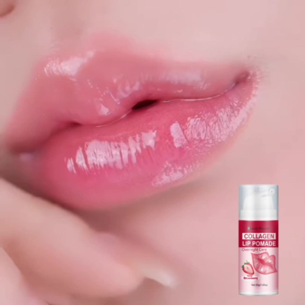 [Lip Essence Hydration] 30g Collagen Moisturizing Lip Essence - Plumps Lips, Day and Night Lip Care, Deep Hydration, Nourishes Dry Lips, Long-Lasting Moisture, Reveals -Clear, Hydrated Lips, Suitable for All Skin Types