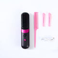 Straightening Brush, Portable Heated Comb, Travel Straightening Comb, Quick- Mini Cordless Straightening Brush, Heat Protection, Ideal for Travel And Daily Use, Suitable for Men's Beards And Women's Hair, Gift for Women And Men