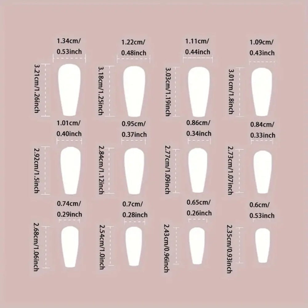 216pcs (9pcs) Solid Color Cool Almond Shaped Nail Pressure Purple, Pink, Silvery, and Golden Gradient Fake Nails, French Style Pointed Fake Nails, Daily and Holiday Nail Full Set Acrylic Nail Glue for And