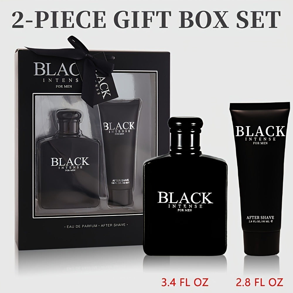 Cologne Gift Set for Men 2 Piece - Earthy Crisp EDT Spray Lemon Sage Absinthe Long Lasting Masculine Fragrance 3.4 oz, EDP + After Shave or Mini EDP + Body Wash