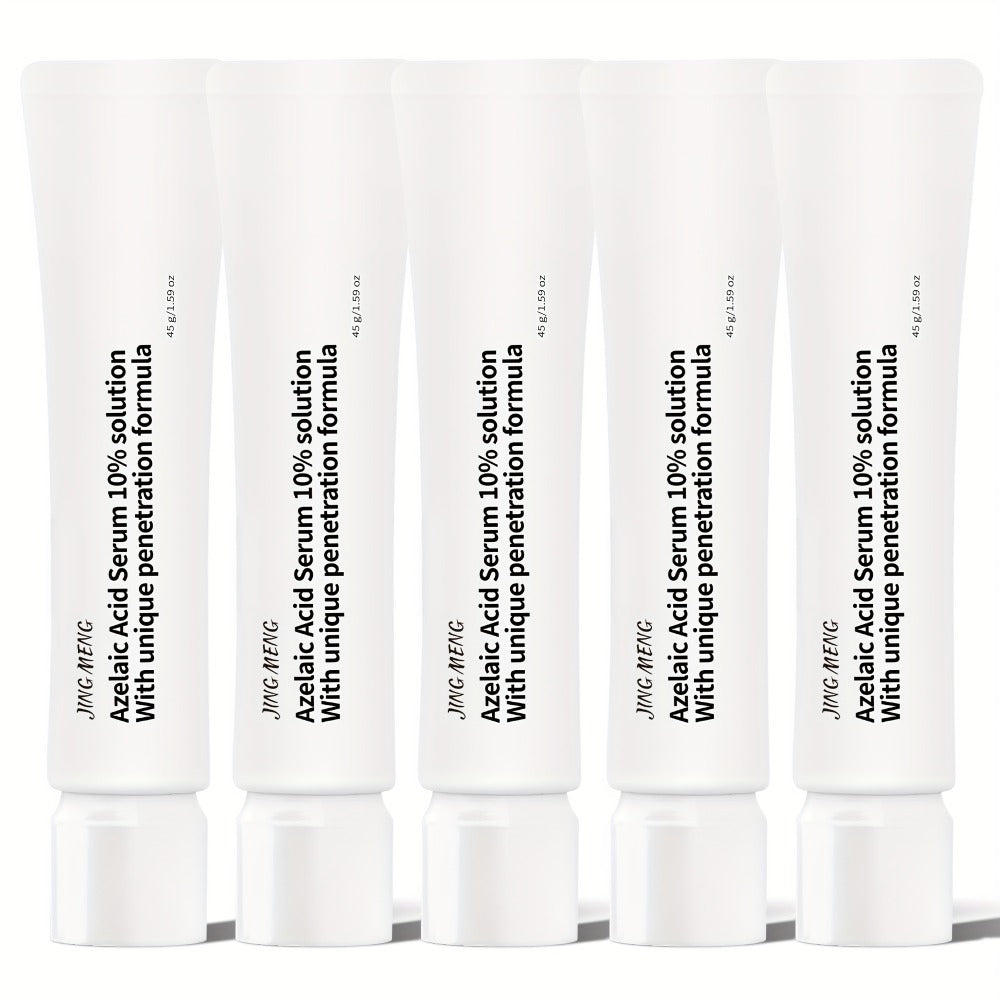 JING MENG AZELAIC ACID SERUM 10%, Cover The Look of, Reduce The Look of Dark Spots, Boost Radiance, Visibly Brighten, with Calendula, Albizia Julibrissin Extract, Skincare for Women, Women'S Day Gift