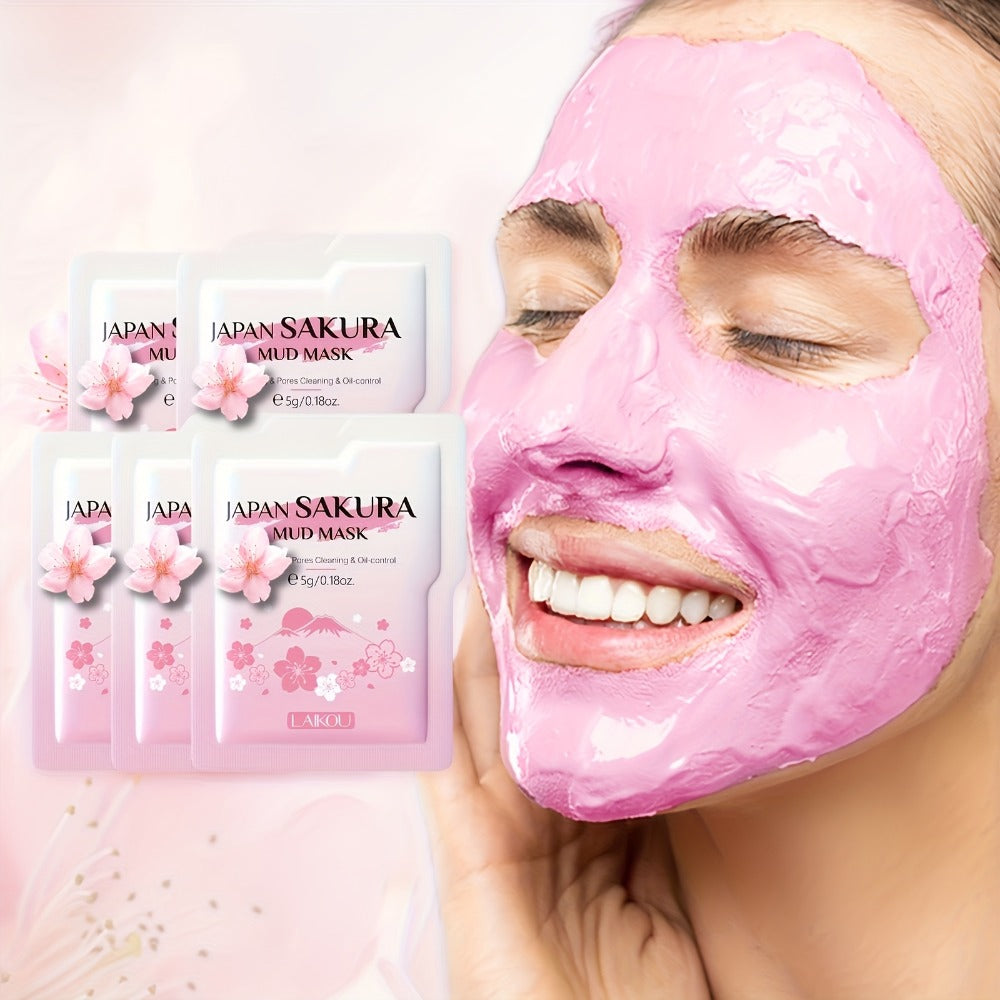 30pcs Sakura Light Beige Care Set - Gentle Cleansing Moisturizing Hydrate with Cleansing Brush & Hairband for Girlfriend Wife Mother - Facial & Eye Care Gift & Combination Light Beige, Deep Moisturizing