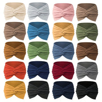 20PCS Solid Colors Headbands