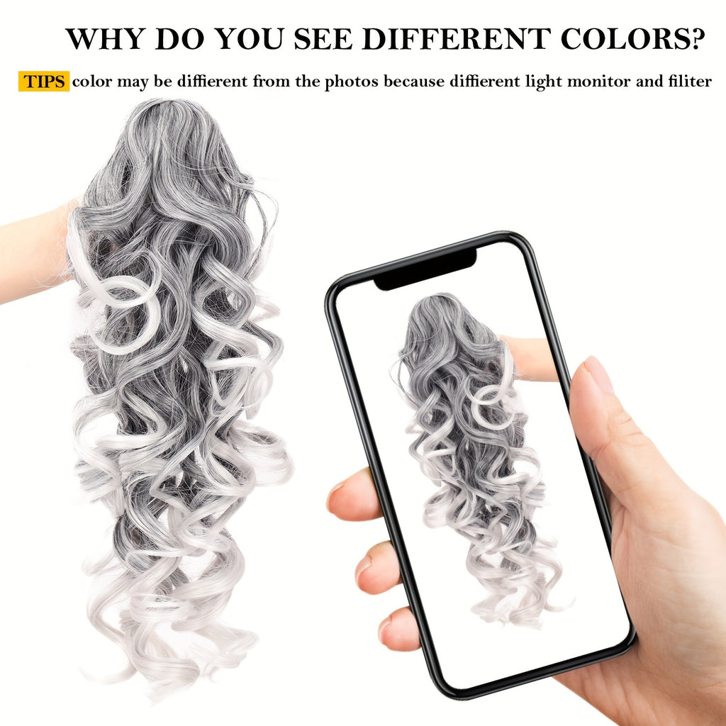 A Retro-Style Synthetic Wig Designed to Withstand High Temperatures, Featuring Afro Kinky Curls for a Appearance. This Volume-Boosting Ponytail Is Perfect for Everyday Use And Special Occasions, Making It an Ideal Hair Accessory for Women