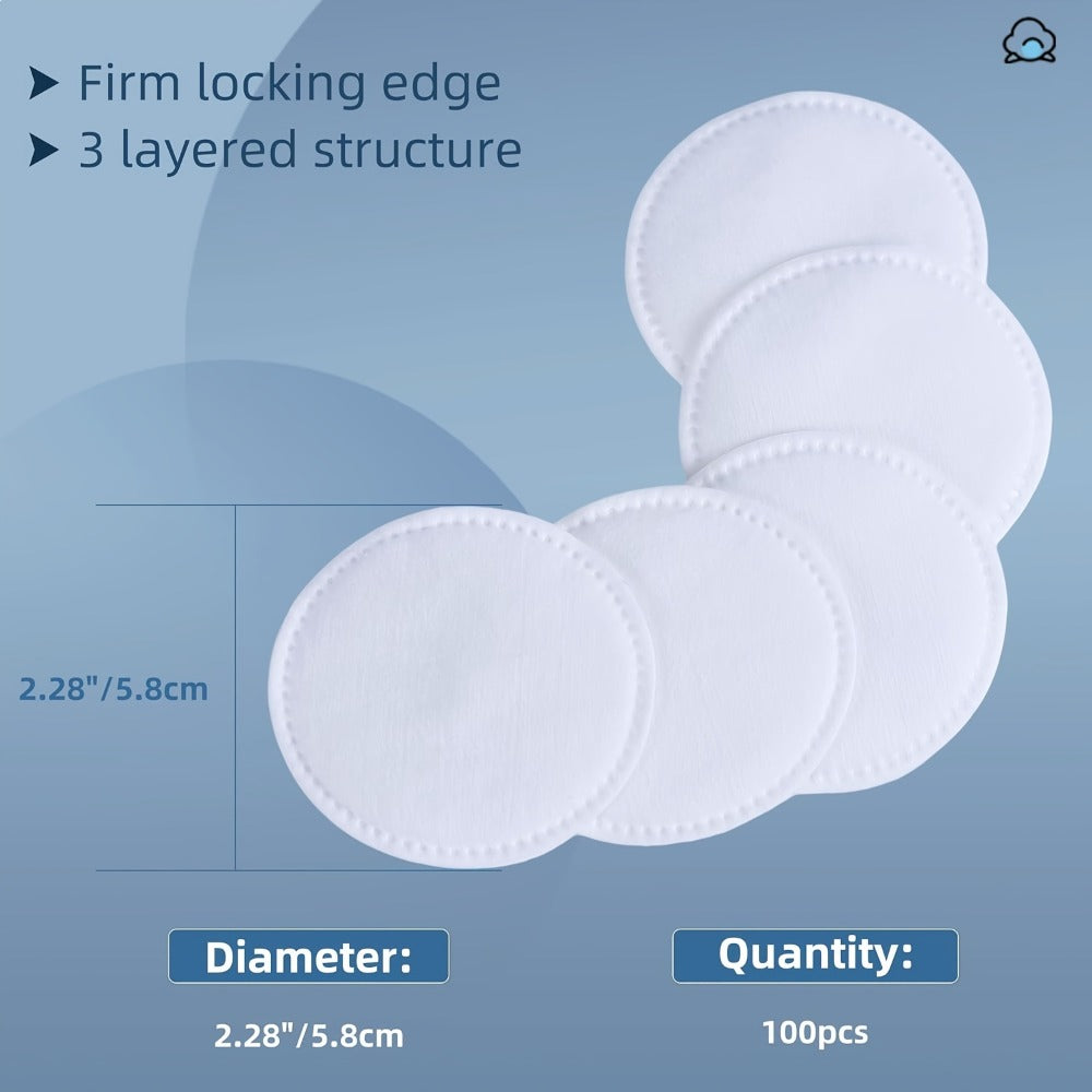 [Makeup Remover Pads] Cottonessence 600count Exquisite Makeup Rounds,Soft,Hypoallergenic and absorbent, 360-degree circular locking edge,Lint-Free Edge Sealing,Unscented,,Makeup Remover Pads, disposable pads for beauty and the delicate girls