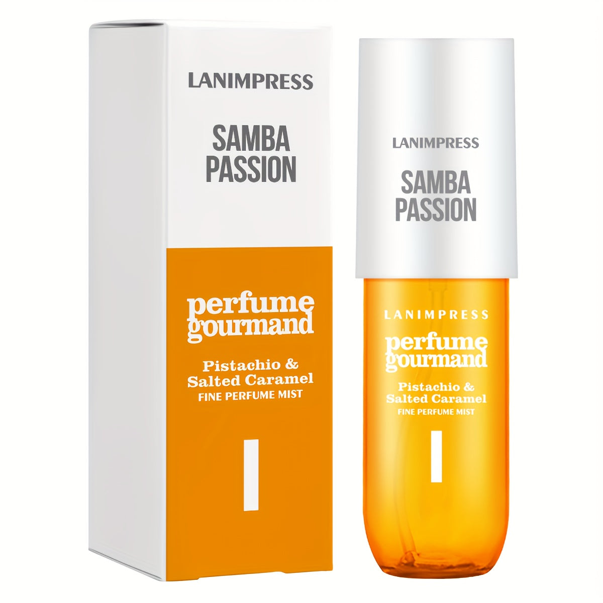 3.0fl.oz NEW Look Samba Passion Body & Hair Fine Perfume Mist with Gourmand Notes Perfect for Gift Or Casual Attire for The Modern Lady Travel Size Long Lasting Perfume Spray, The best gift for Valentine's Day