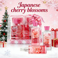 Japanese Cherry Blossom Bath & Body Care Set |3oz (Shower Gel Body Lotion Body Mist) Luxurious Foam Material, With A Refreshing And Deodorizing Aroma, Suitable For All SeasonsAn Excellent Gift For Mothers, Wives, Sisters, And Girlfriends
