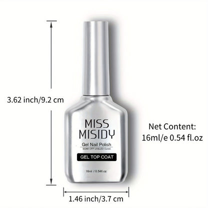 Gel Base Coat and Top Coat Set 2Pcs Super Shine Finish Long Lasting Soak-Off LED UV Nail Lamp Gel Polish Foundation Seal Manicure Kit Nail Art Essentials Gift for Women