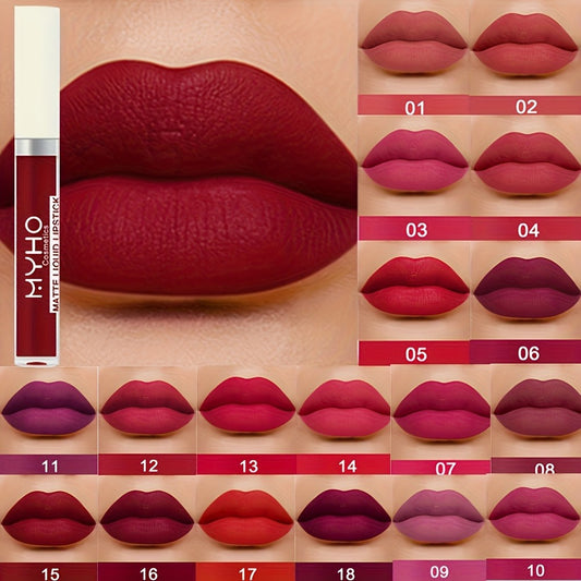 Velvet Long-Lasting, Waterproof Lip Gloss Set: Long-lasting, Highly Pigmented, Suitable for All Skin Types. The Perfect Gift for Women, Featuring Richly Coloured Lip Glosses And Lipsticks Ideal for Mother's Day And Valentine's Day. Suitable Parties