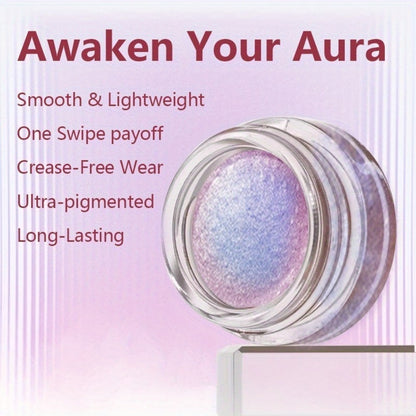 Glitter Eyeshadow Gel Jelly Holographic Shimmer, Indigo Twilight Gradient Purple Eye Makeup, Waterproof Long-Lasting Formula for Party Halloween Festival Looks