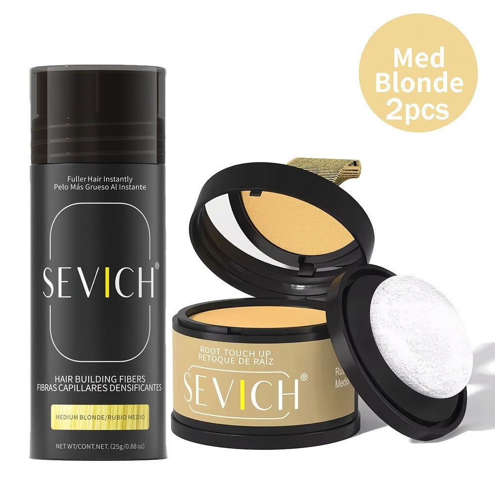 Root Coverage Powder for Thinning Hair - Hairline Concealer with Natural Shadow Effect, Voluminous Lift & Lightweight Formula, Sensitive Scalp Safe, Easy Brush Application for Men & Women All Hair Types