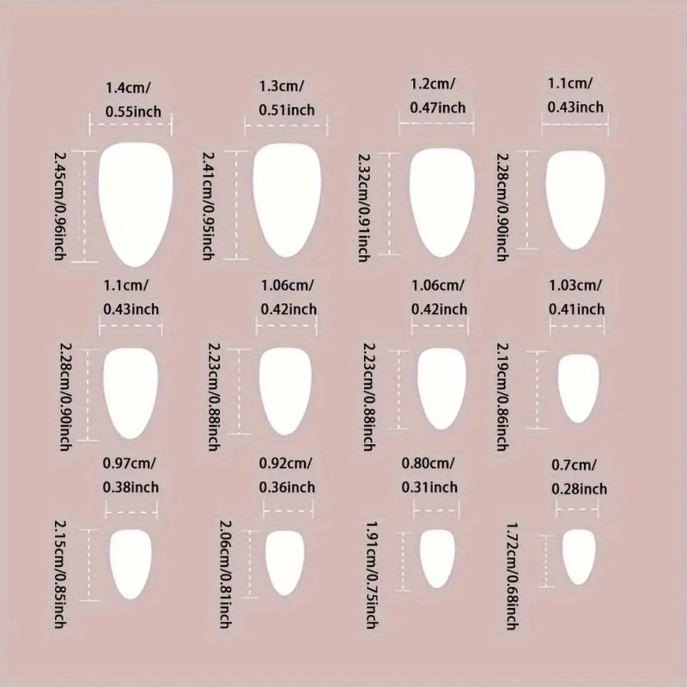 96pcs 4pcs Shiny Ice Pink Gradient Almond Nails - Exquisite Flower Butterfly Design, Easy to Bloom with Press - Perfect Daily Wear for Women and Girls