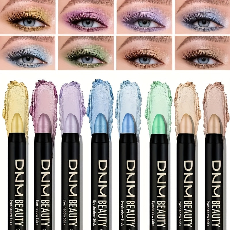 8/16pcs color Shimmery eye shadow pen eyeliner fluorescent pen eyeliner gel pen suitable for various holiday/party makeup tools Perfect gift for Mother's Day