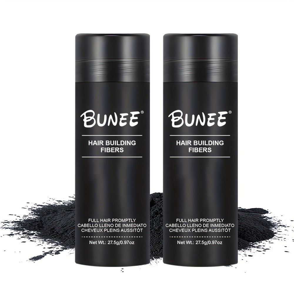 Hair Fiber Powder 27.5g Hairline Powder 2pcs Set — Instant Hair Loss Concealer for Thinning Hair, Parting & Receding Hairline Coverage for Men and Women