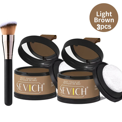 Hairline Powder Root Touch Up — Instantly Conceals Thinning Hair, Gray Roots & Hair Loss, Hair Shadow Topper for All Hair Types, 13 Shades 2/3pcs Kit