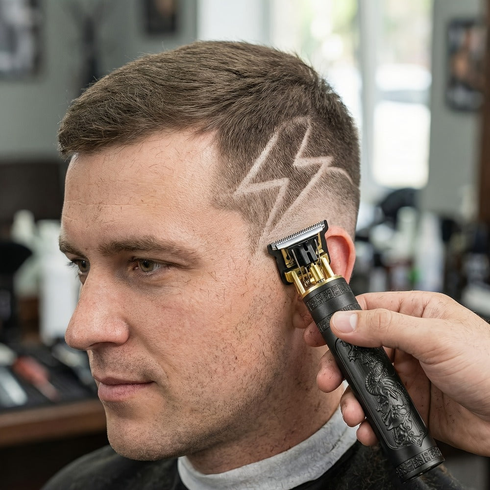 A 2pcs Men'S Grooming Set, Including an Electric Hair Clipper And a Detail Trimmer, with USB Charging And an LCD Display, Is an Ideal Gift for Fathers, Husbands, And Boyfriends on Father'S Day And Birthdays