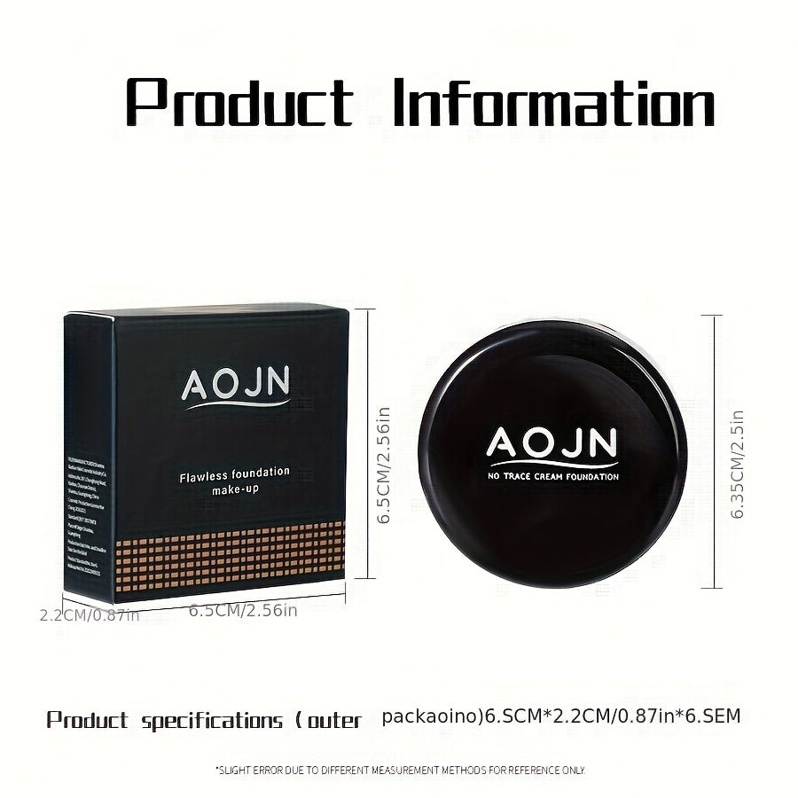 [Oil-Control Foundation/Powder] Concealing Oil-Control Foundation/Powder - Available in Three Shades Suitable for Various Makeup Looks, Ensuring Your Skin Appears Flawless, Providing 24-Hour Coverage And Oil Control, with Long-Lasting Waterproof Propertie