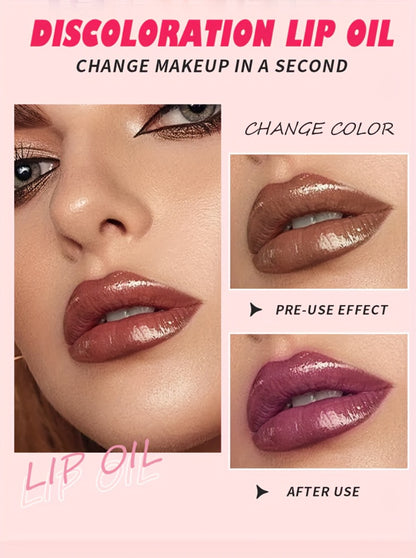 Color Changing Lip Balm Set 6 Pcs - pH Reactive Tint, 6 Fragrances, Deep Moisturizing & Brightening, Glossy Shiny Finish, 0.51oz Each, Valentine's Day Birthday Beauty Gift Set for Women