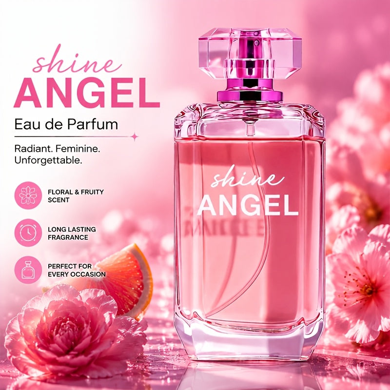 3.4fl Oz Women'S Eau De Parfuma Spray, Long-Lasting Perfume, Notes Of Vanilla, Jasmine, Red Berries Flavor, Perfect For Dating, Daily Life, Parties, Gift Giving