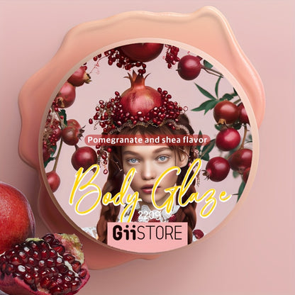 Body Glaze Moisturizer 80oz Extra Large Jar - Hyaluronic Acid Glycerin Scented Body Cream Donut Rose Pomegranate Multi-Fragrance Skin Hydration Lotion