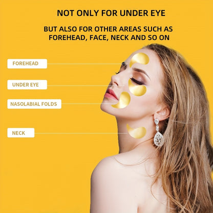 Under Eye Patches Collagen Gold Eye Masks 30 Pairs Hydrating Nourishing Hyaluronic Acid Reduce Dark Circles Puffiness Fine Lines Eye Care for All Skin Types Home Spa Gift Box 1 Month Supply
