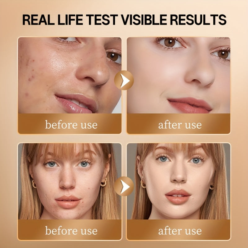 [Oil-Control Foundation/Powder] Concealing Oil-Control Foundation/Powder - Available in Three Shades Suitable for Various Makeup Looks, Ensuring Your Skin Appears Flawless, Providing 24-Hour Coverage And Oil Control, with Long-Lasting Waterproof Propertie