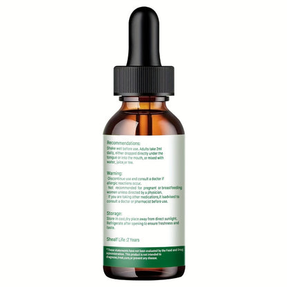 Soursop Liquid Drops 4-in-1 Bitter Concentrate with Black Seed Oil, Ashwagandha & Seaweed | High-Purity Extraction Immune & Antioxidant Support Supplement | 2 fl oz | 1 or 2 Bottles