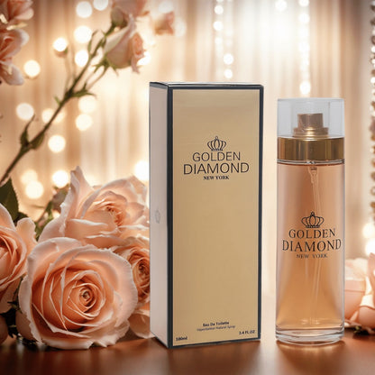 Natural Perfume Spray for Women - Brilliant Diamonds 100ml Fresh Floral Fragrance | Long Lasting Daily Wear EDP Spray Clean Scent 3.4oz Gift for Her