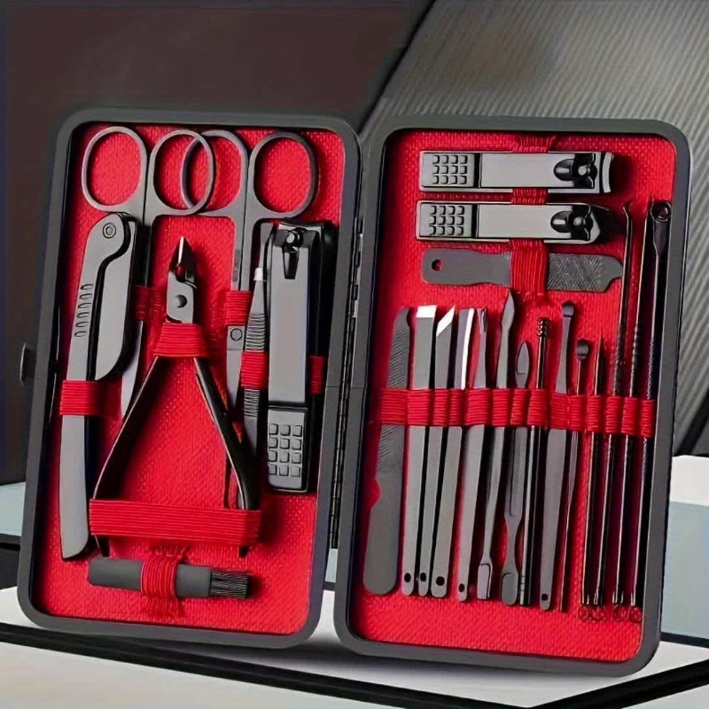 24/23-piece Professional Nail Clipper Set - Sharp blades, precise cutting, durable structure, suitable for trimming fingernails and toenails - Suitable for both men and women, you can get salon-quality nails at home, a comprehensive foot care Essential to