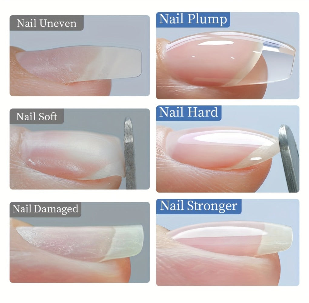 Awstorg 3pcs/Set 100G Clear Creamy Building Nail Gel Nail Extension Gel Kit Hard Constructed Gel Nail Strengthener Manicure