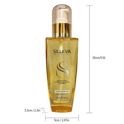 Argan Oil Hair Serum Extra Strength Deep Moisturizing Treatment — Repairs Dry, Frizzy, Damaged & Coarse Hair, Vitamin E Enriched, Paraben-Free & Sulfate-Free Formula, Lightweight Shine Serum, 1 Pc