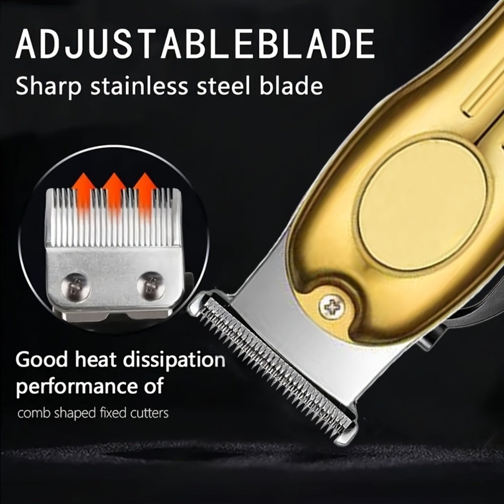 Cordless Hair Clipper Set for Professionals - Rechargeable Trimmer Suitable for Both Men And Women, Ideal for Barbers And Home Haircuts, Perfect for Personal Grooming And Travel, Great Gift Options for Father'S Day, Birthdays, And Christmas