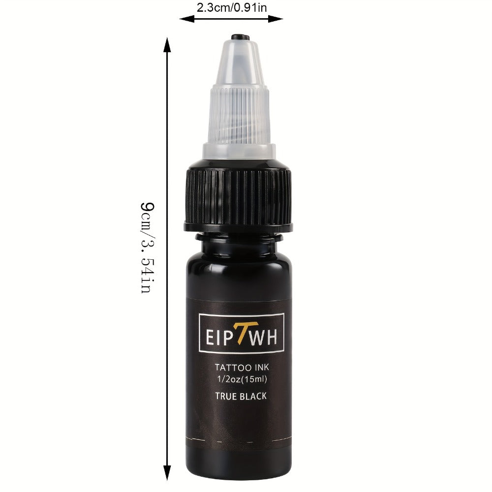 Tattoo Ink Set 14 Colors 15ml — EIPTWH Bright Vivid Pigments, Long-Lasting Formula, Safe for Skin, Complete Color Palette for Professional Artists & Beginners
