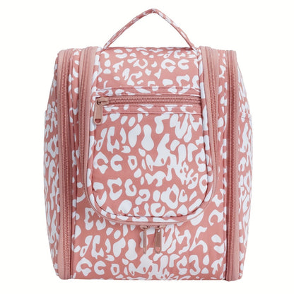 Hanging Toiletry Bag for Women Travel Makeup Bag Multi-Compartment Cosmetic Organizer with Hook Large Capacity Waterproof Toiletry Pouch for Travel Cruise Gym