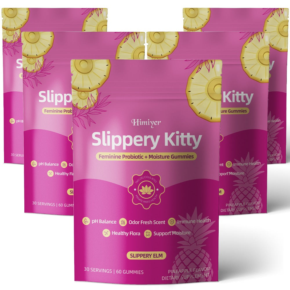 2026 New - Women'S Probiotic Gummies with Slippery Elm for Ph Balance And Freshness, Promoting Healthy Flora, Pineapple Flavor | Vitamins And Supplements | 60 Gummies Per Bag - 30-Day Supply, Available from a Local Warehouse