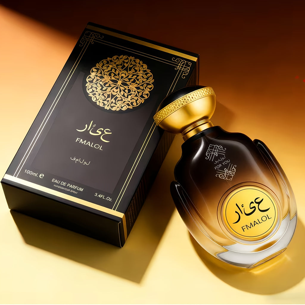 Men's Dubai Luxury Cologne Gift Box - Arabian Suitable for Festive Occasions, Long-Lasting Oriental Woody Scent, Arabic Art Design for Weddings, Business Meetings & Special Events - -Based Cologne for Him