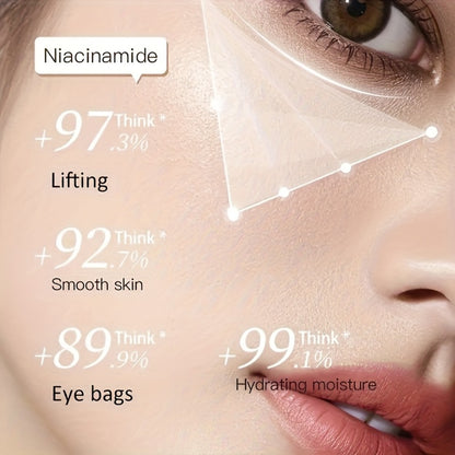 Under Eye Masks with Caffeine & Collagen 60 or 120 Pcs - Hydrating Eye Patches with Niacinamide Hyaluronic Acid for Dark Circles Puffiness All Skin Types Unisex