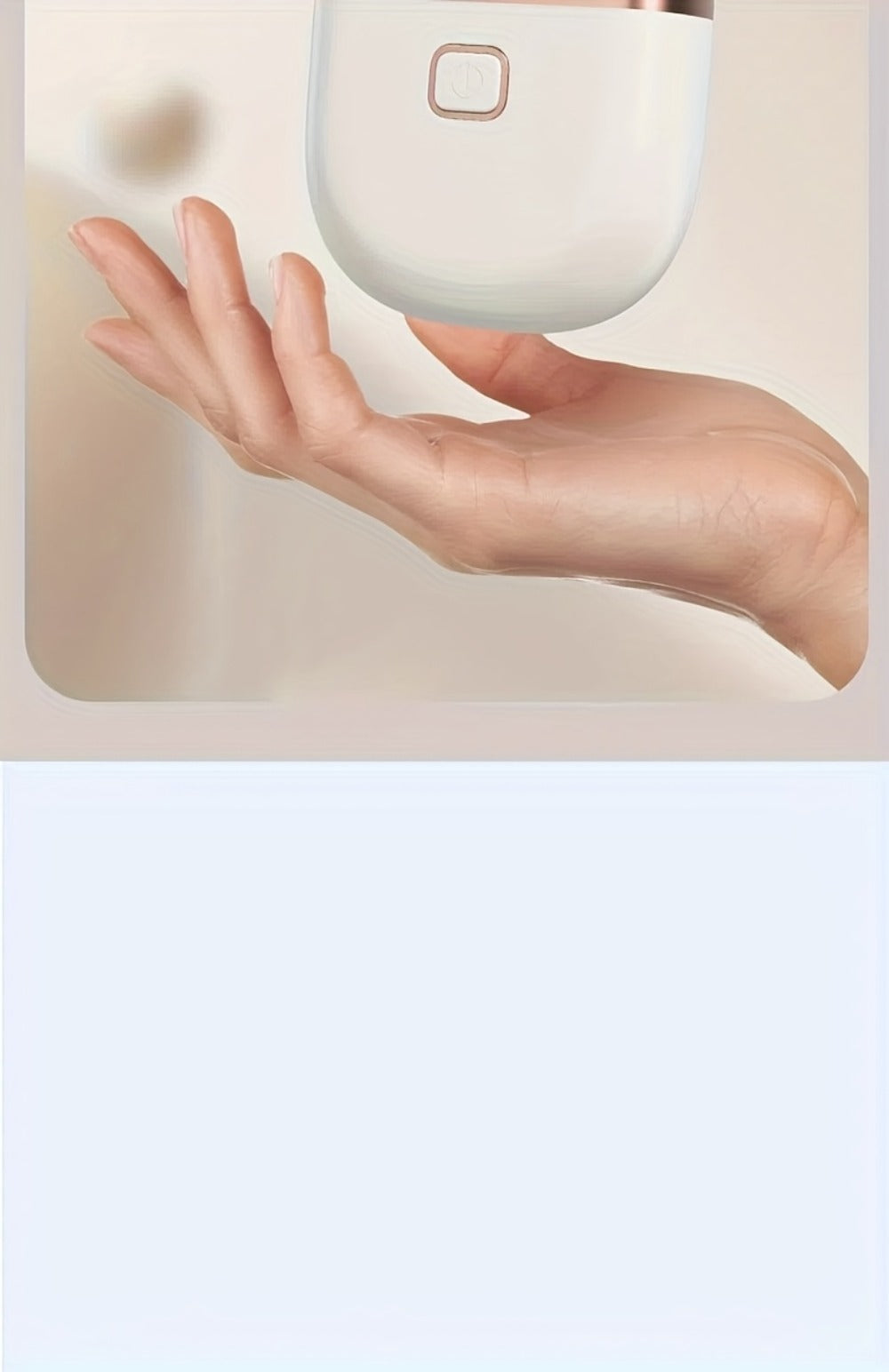 [Three Grinding Heads] Portable Rechargeable Electric Foot Grinder | Two Speeds, Thick Grinding Head for Thick Polishing, USB Charging, Easy to Use for Skin Care of Cracked and Dry Skin, Plastic Material, Battery, Brand: NUAN