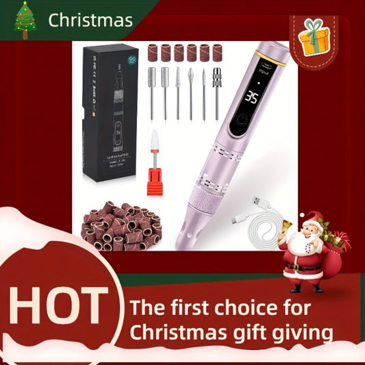 Cordless for Nail Drill Set, for Nail Drill Professional 35000RPM E Filer for Nails Electric for Nail Drill Wireless for Nail File Drill Rechargeable for Nail File for Nail Drill Machine Manicure for Nail Kit