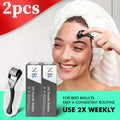 2pcs Per Box Derma Roller Microneedle Roller for Face, Roller for Beard, Microneedling Roller | for Women And Men | Micro Needle Roller for Face Scalp, Perfect Gift for Family And Friends!DermaStamp 0.25mm