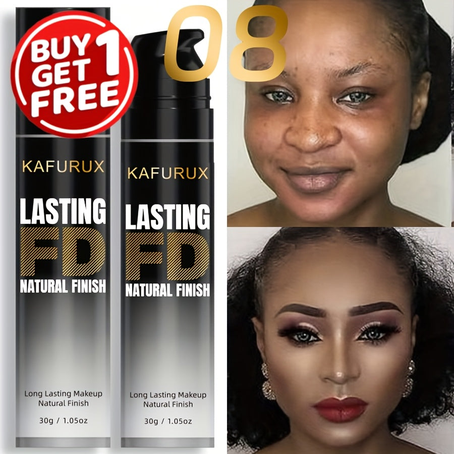 Liquid Foundation 2pcs Full Coverage Concealer Makeup for Women Light Texture Buildable Formula Evens Skin Tone All Skin Types Face Foundation Set