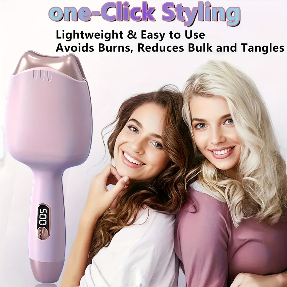 32Mm Negative Ion Portable Mini Curling Iron, 3-Speed Setting, Fast, Anti-Scald Design, Portable Curling Iron, Suitable for Women, Mother'S Day, Birthday And Christmas Gifts