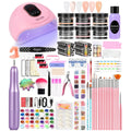Acrylic Nail Kit with Drill And Light Full Nail Kit Set Professional Nail Starter Kit for Beginners Acrylic